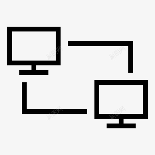 计算机连接文件传输网络svg_新图网 https://ixintu.com 计算机 连接 文件 传输 网络计算机 设备