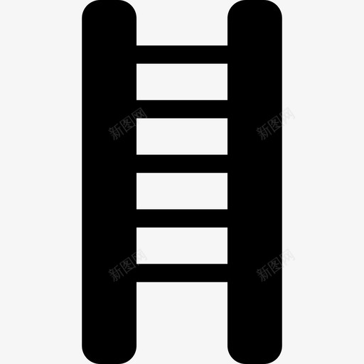 梯子攀爬建筑svg_新图网 https://ixintu.com 梯子 攀爬 建筑 台阶 木制 小黑