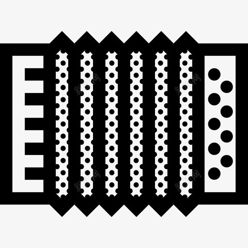 手风琴乐器音乐svg_新图网 https://ixintu.com 手风琴 乐器 音乐 挤压 圆点
