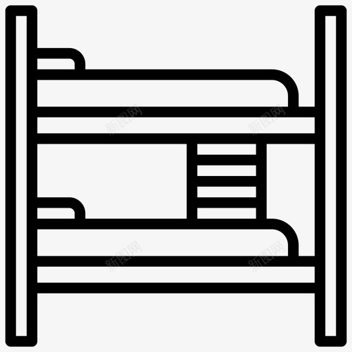 双层床家具第二卷svg_新图网 https://ixintu.com 双层 家具 第二