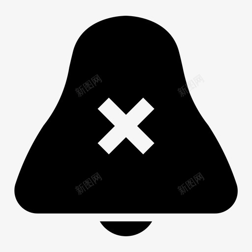 无声钟声十字架svg_新图网 https://ixintu.com 接口 无声 钟声 十字架 实心
