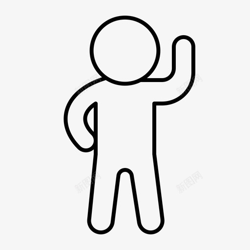 人身材男人svg_新图网 https://ixintu.com 人身 身材 男人 姿势 站姿