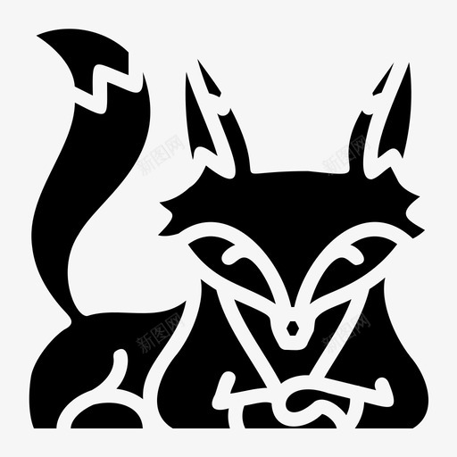 狐狸动物大自然svg_新图网 https://ixintu.com 动物 野生动物 狐狸 大自然 春天 生活