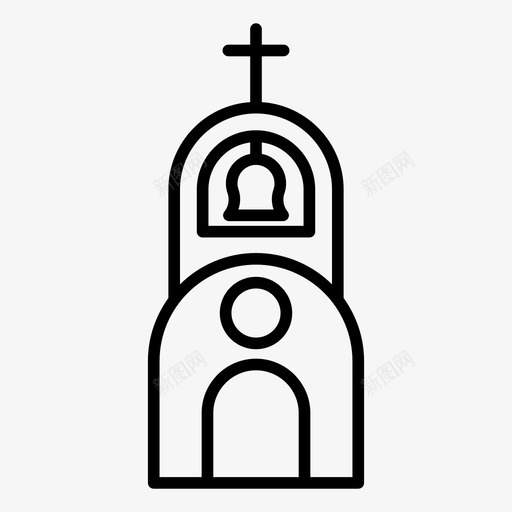 钟楼基希讷乌地标svg_新图网 https://ixintu.com 钟楼 基希讷乌 地标 摩尔多瓦 宗教