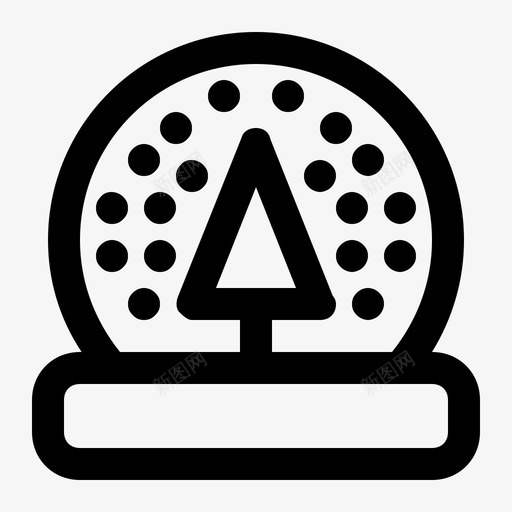雪球圣诞节冬天svg_新图网 https://ixintu.com 雪球 圣诞节 冬天 天和