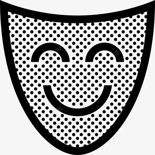 喜剧面具快乐戏剧svg_新图网 https://ixintu.com 喜剧 面具 快乐 戏剧 圆点