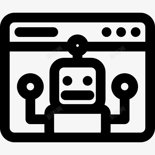 人工智能机器人科学svg_新图网 https://ixintu.com 人工智能 机器人 科学技术 拉各 特线 未来 智能