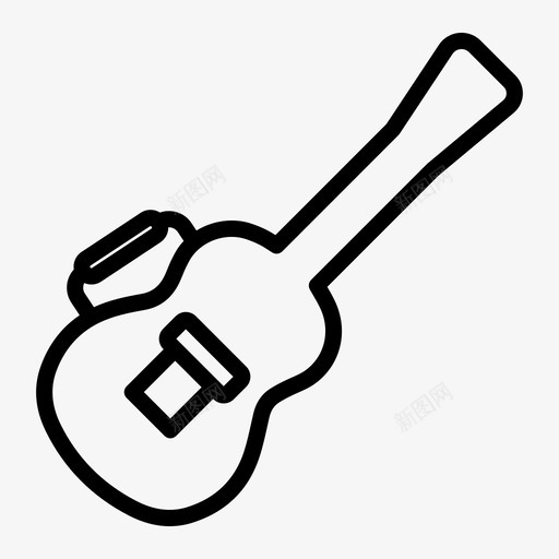 吉他包音乐保险箱svg_新图网 https://ixintu.com 吉他 保险箱 包吉他 包音乐 音乐 行李