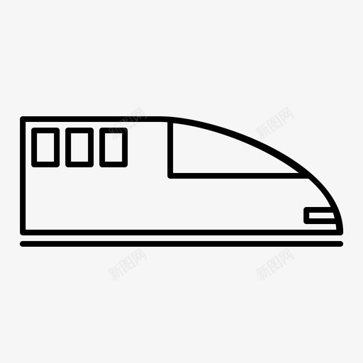 子弹头列车运输车辆svg_新图网 https://ixintu.com 弹头 列车 车子 运输 运输车 车辆