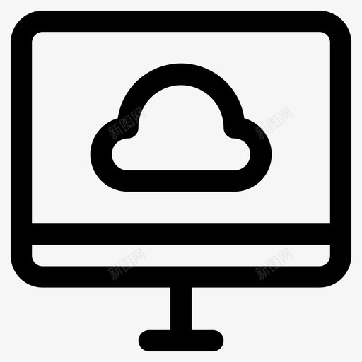广播云电子邮件svg_新图网 https://ixintu.com 广播 电子邮件 云计算