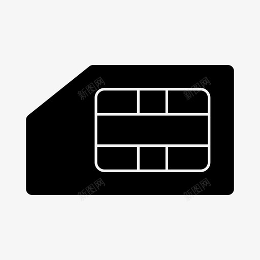 sim卡电脑互联网svg_新图网 https://ixintu.com 卡卡 电脑 互联网 科技