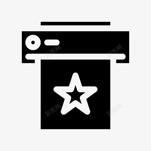 收藏夹打印保存svg_新图网 https://ixintu.com 打印 收藏夹 保存 星形 图示