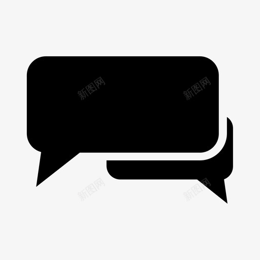 交谈聊天电子商务的用户界面部分svg_新图网 https://ixintu.com 交谈 聊天 电子商务 用户界面 部分