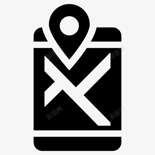 导航应用地图手机svg_新图网 https://ixintu.com 导航 应用 地图 手机 技术