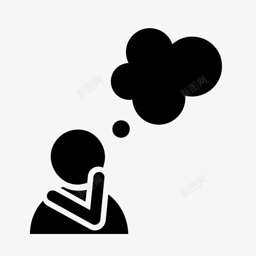 思考白日梦想法svg_新图网 https://ixintu.com 想法 思考 白日梦 奇迹 雕文