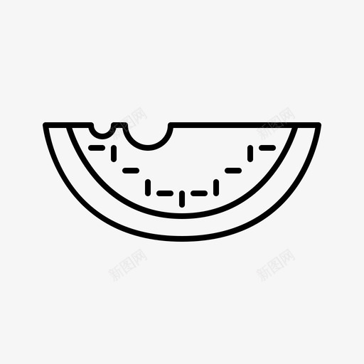 水果多汁甜瓜svg_新图网 https://ixintu.com 水果 多汁 甜瓜 甜食 食水 四季