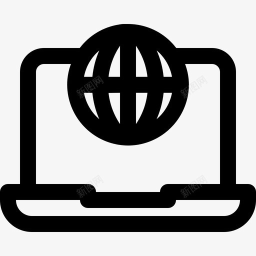 网店电子商务互联网svg_新图网 https://ixintu.com 网店 电子商务 互联网 笔记本 电脑 网站