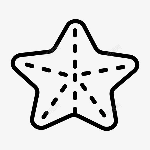 海星动物食物svg_新图网 https://ixintu.com 海星 动物 食物 海洋 夏天