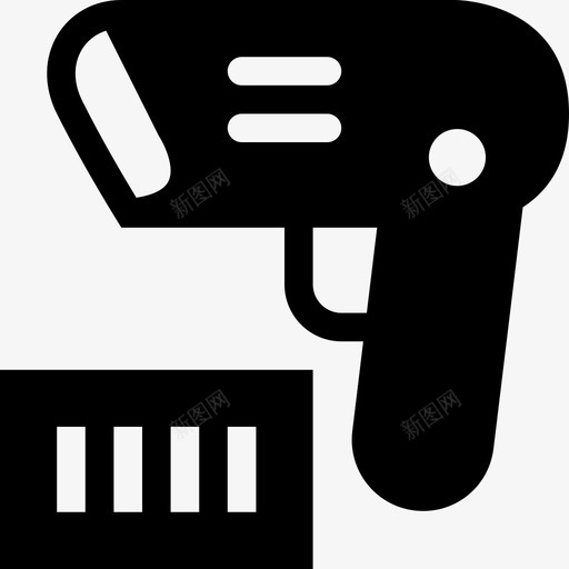 条形码手枪激光机器svg_新图网 https://ixintu.com 条形码 手枪 激光 激光机 机器 扫描 扫描仪 微型 黑色