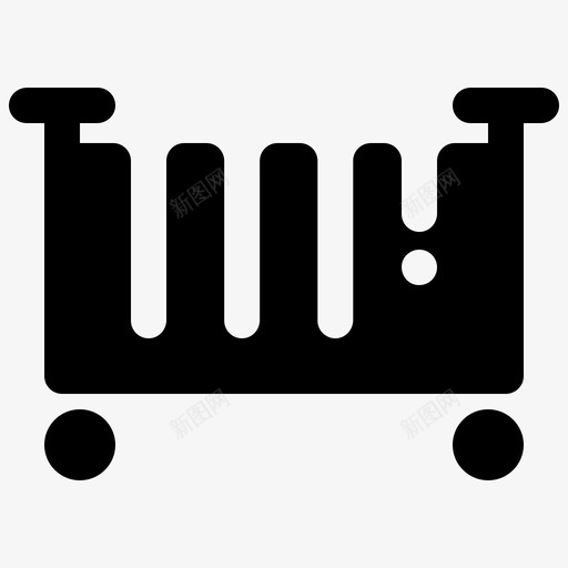 婴儿床儿童家具svg_新图网 https://ixintu.com 婴儿床 儿童家具 酒店 旅游 符号