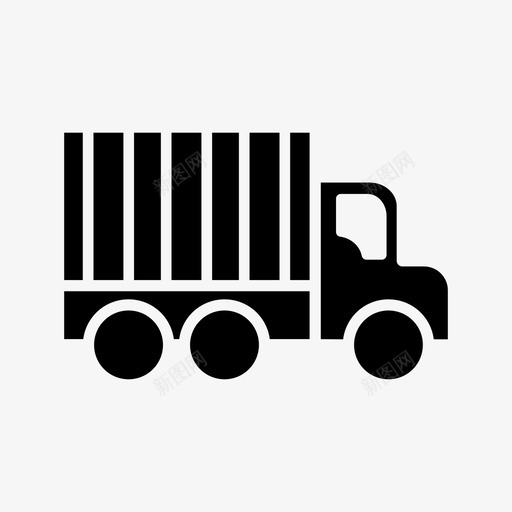 卡车箱汽车货车svg_新图网 https://ixintu.com 卡车 车箱 汽车 货车 交货 运输