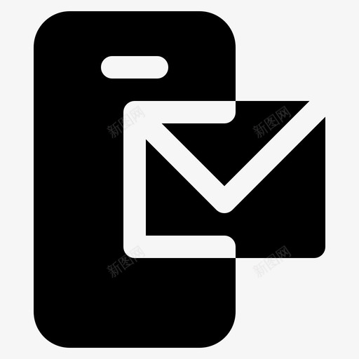 智能手机上的电子邮件联系人消息svg_新图网 https://ixintu.com 智能 能手 机上 电子邮件 联系人 消息 邮件