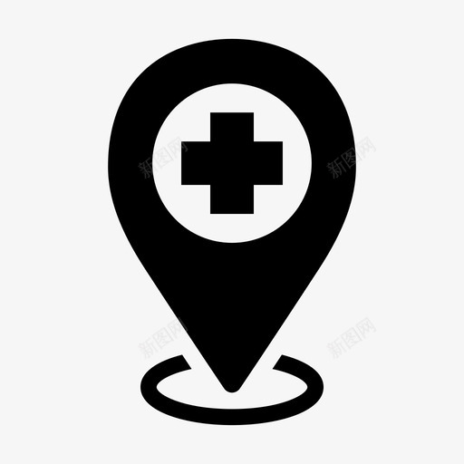 医院位置诊所医疗保健svg_新图网 https://ixintu.com 医院 位置 诊所 医疗保健 地图 医疗 实体