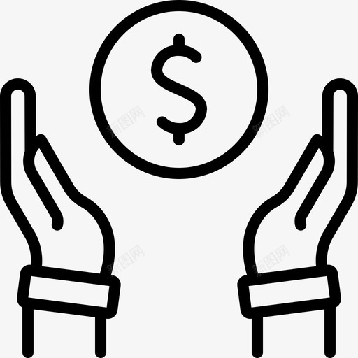 筹集资金现金美元svg_新图网 https://ixintu.com 筹集资金 现金 美元 获得 给予 商业 经济 路线
