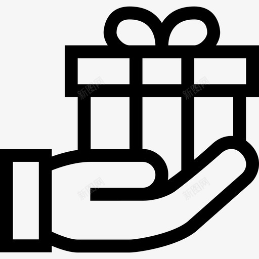 礼物和手生日礼物svg_新图网 https://ixintu.com 礼物 手生 生日