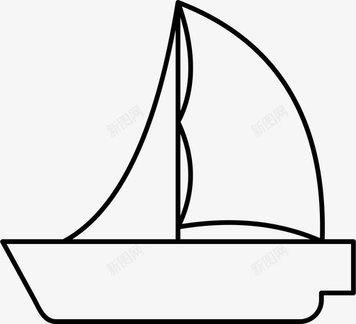 船游轮假日svg_新图网 https://ixintu.com 游轮 假日 航行 帆船 轮船