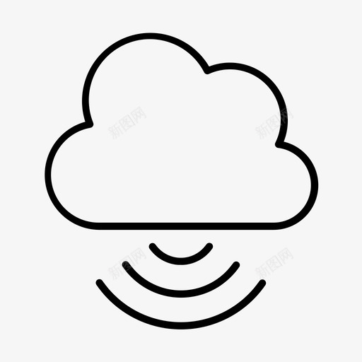 云信号互联网搜索引擎优化svg_新图网 https://ixintu.com 信号 搜索引擎 优化 网页 互联网
