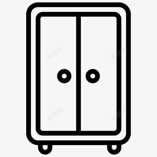 衣柜家具第二卷svg_新图网 https://ixintu.com 衣柜 家具 第二