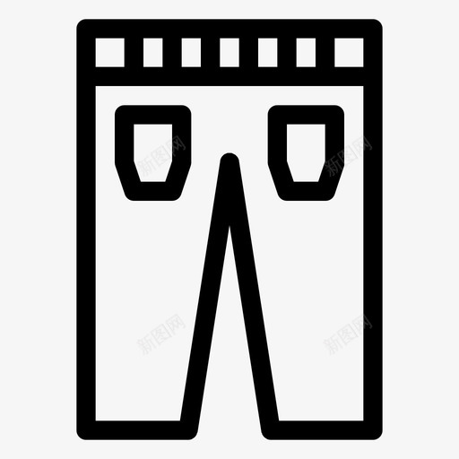 裤子衣服西装svg_新图网 https://ixintu.com 衣服 裤子 西装