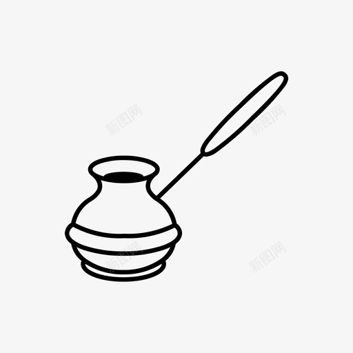 cezve咖啡咖啡壶传统svg_新图网 https://ixintu.com 咖啡 咖啡壶 传统 土耳其