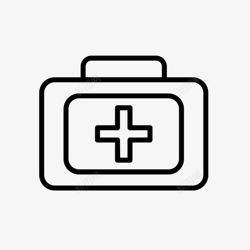 急救箱包野营svg_新图网 https://ixintu.com 急救箱 急救 箱包 野营 户外