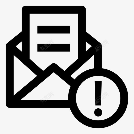 垃圾邮件电子邮件提醒通知svg_新图网 https://ixintu.com 优化 搜索引擎 垃圾 邮件 电子邮件 提醒 通知 警告 基本 轮廓 笔划