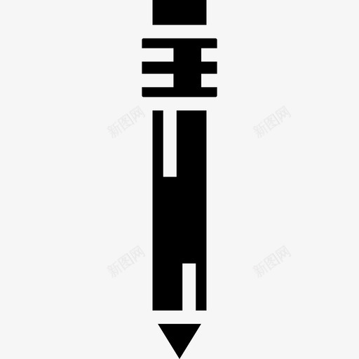 铅笔设计绘画svg_新图网 https://ixintu.com 设计 铅笔 绘画 写作 思维 黑色 填充