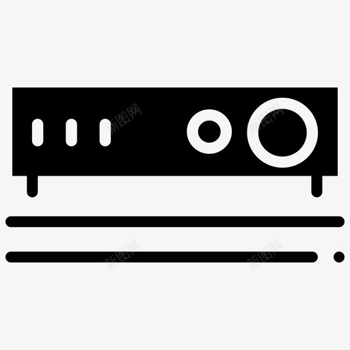 投影仪电子娱乐svg_新图网 https://ixintu.com 投影仪 电子 娱乐 科技 视频 在线学习 填充