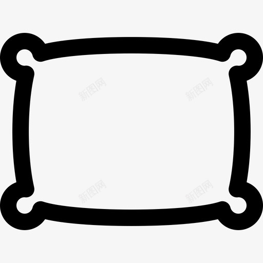 枕头床卧室svg_新图网 https://ixintu.com 枕头 卧室 休息 睡眠 家用电器
