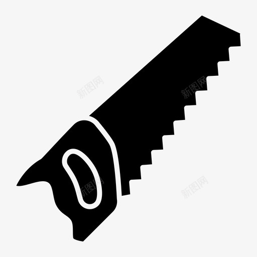 钢锯刀具设备svg_新图网 https://ixintu.com 钢锯 刀具 设备 工具 木工