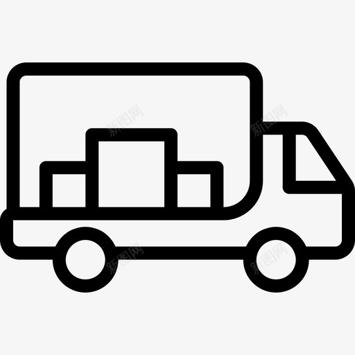 送货车箱快速svg_新图网 https://ixintu.com 送货 货车 车箱 快速 皮卡 电子商务 直运