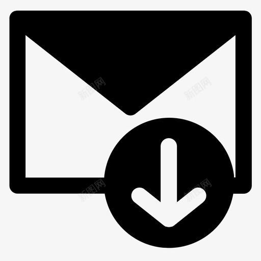 邮件向下电子邮件svg_新图网 https://ixintu.com 电子邮件 邮件 向下 信封 排序