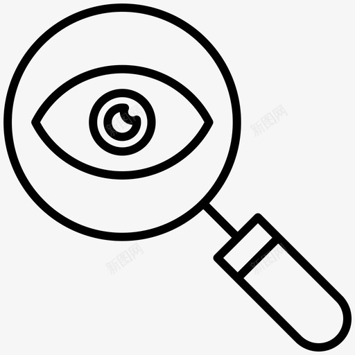 看眼睛力量svg_新图网 https://ixintu.com 眼睛 力量 搜索 保安 监视 赌场