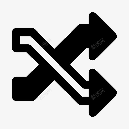 随机播放多媒体图示符svg_新图网 https://ixintu.com 随机 播放 多媒体 图示