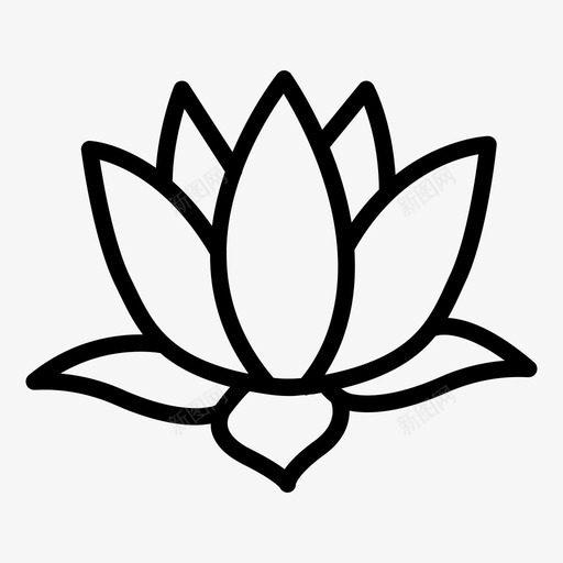 莲花盛开鲜花svg_新图网 https://ixintu.com 莲花 盛开 鲜花 放松 瑜伽 美容