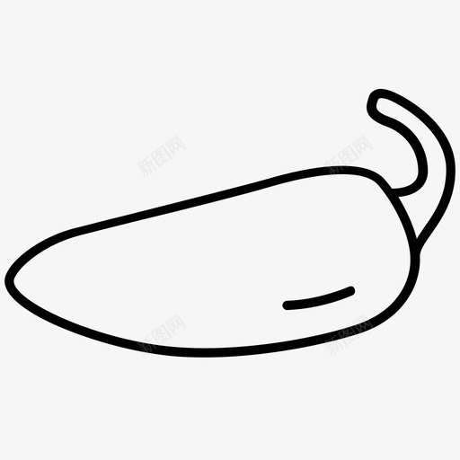墨西哥胡椒辣胡椒svg_新图网 https://ixintu.com 胡椒 蔬菜 墨西哥