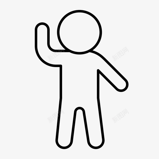 人身材男人svg_新图网 https://ixintu.com 人身 身材 男人 姿势 站姿