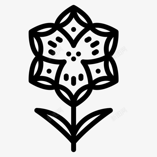 番红花花自然svg_新图网 https://ixintu.com 花花 番红 自然