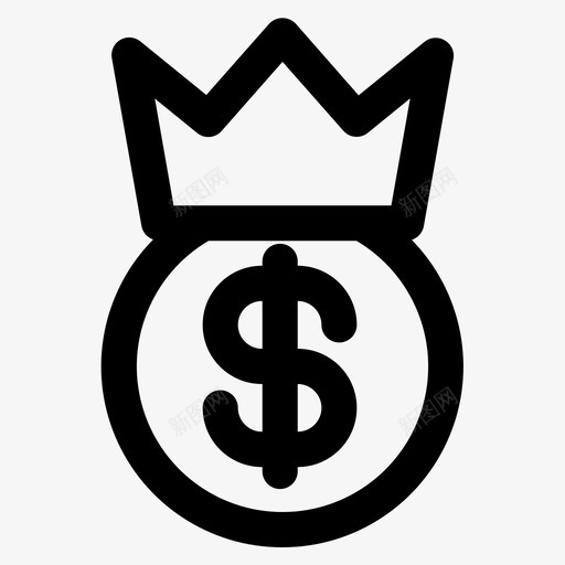 皇冠货币财政奖励svg_新图网 https://ixintu.com 皇冠 货币 财政 奖励