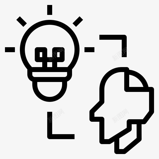 机器人人工智能想法svg_新图网 https://ixintu.com 人工智能 机器人 想法 技术